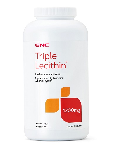 GNC Triple Lecithin 1200 mg 三效大豆卵磷脂软胶囊180颗